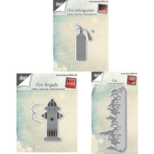 2020 New Arrival Fire fighting supplies Stitched Metal Cutting Die DIY Scrapbooking Craft Embossing Making Stencil Template