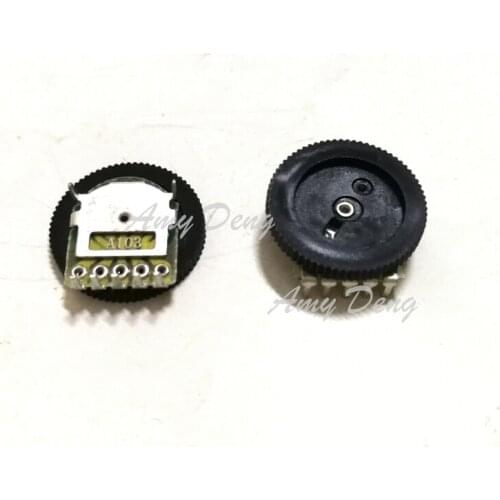 A103 10K 16*2MM dual 5 foot dial potentiometer potentiometer gear