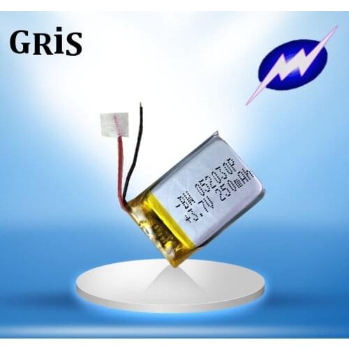 New Hot A 3.7V 052030 502030 MP4 Bluetooth mini camera recorder steelmate 8899 remote control battery Rechargeable Li-ion Cell