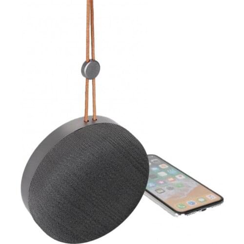 Bluetooth speaker cloth art outdoor audio lanyard retro portable speaker high quality sound effects long standby exquisite
