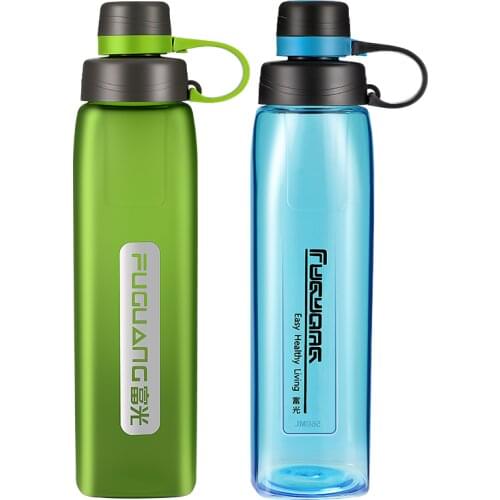 Large Gym Hiking Water Bottle Plastic Tea for Sports Outdoor Sport Bottle Portable Travel Water Drinking Drinkware DD60WB
