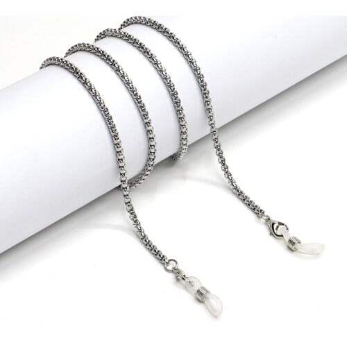 2020 New Fashion Stainless Steel Eye Glasses Chain For Women Sunglasses Holder Cord Lanyard Necklace Reading Eyeglass Chain 70cm