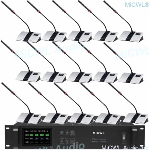 ADN Digital Wireless Manager Conference Microphone Discussing System Desktop Gooseneck President Delegate Mics MiCWL A10M-A103