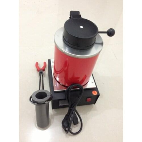 Diy 220 Voltage and 2KG Capacity Gold Electric Melting Furnaces with 1pc Graphite Crucible Plier Smelting furnace