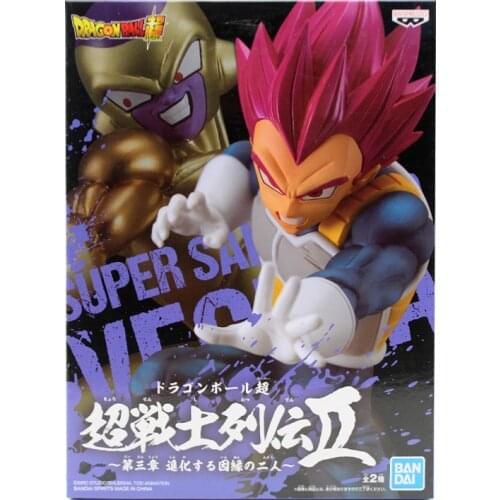 BANDAI Banpresto Original DRAGON BALL Vegeta IV Figure Super Saiyan God Anime Model Doll Toys Gifts