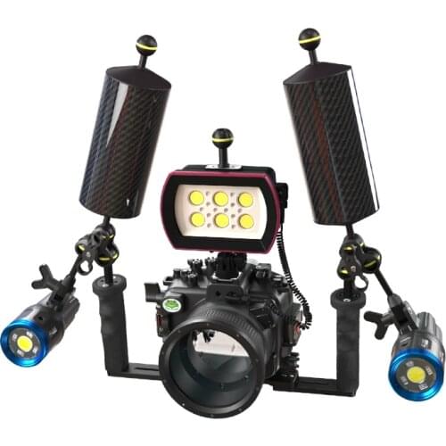 Seafrogs Waterproof Camera Housing Dome Port Vacuum Pump System Underwater Case For Olympus E-M5III 12-40mm 12-50mm