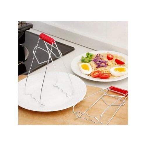 Kitchen Tools Stainless Steel Steaming Dish Anti Scalding Clip Casserole Antiskid Bowl Taking Device Tray Artifact Home Cocina