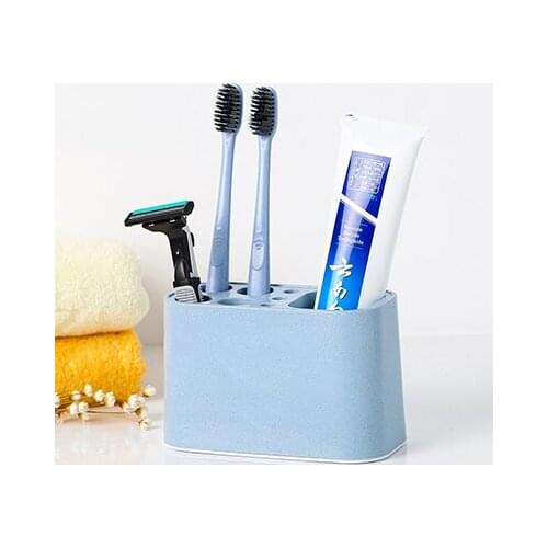 Fashion Washing rack for porous table top toothbrush holder 12*6*7cm free shipping