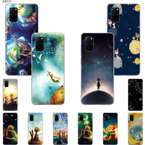 The Little Prince Starry Sky Phone Case For Samsung S20 Ultra S10 Lite S9 S8 S10E Note 20 10 Pro 9 8 Soft Silicone Cases cover