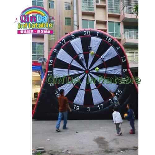 Adult Inflatable Sport Games Attractive Inflatable soccer dart , outdoor target game , inflatable soccer target for Sale