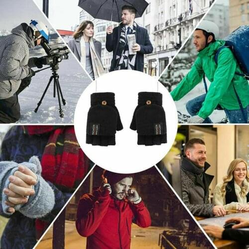 Men Women Electric USB heated Gloves Winter Thermal half-finger With full-finger cover rechargeable For outdoor cycling indoor