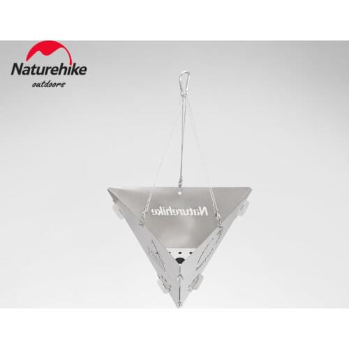 Naturehike Triangle Wood Burning Stove Portable Camping Hanging Stove Outdoor Barbecue Stainless Platform NH20PJ120