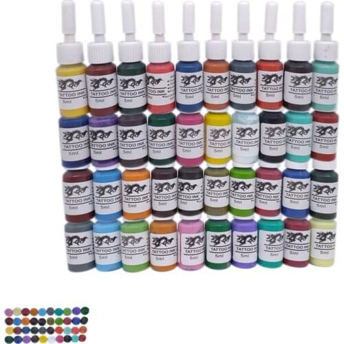 Professional Tattoo Ink Little Black Dragon Red Panda Tattoo Eyebrow Tattoo Ink Small Tattoo Monochrome Tattoo Pigment TSLM2