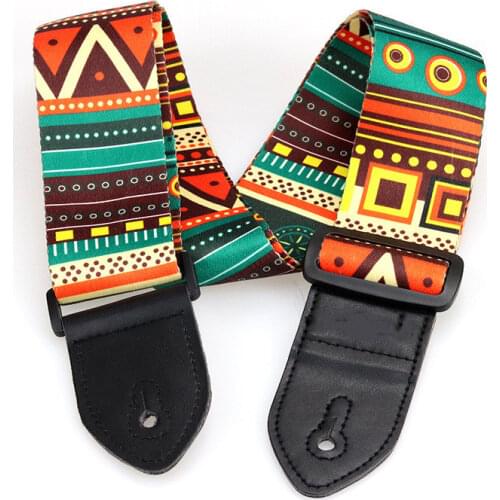 Adjustable Nylon Straps Nylon Guitar Strap for Acoustic Electric Guitar and Bass Multi-Color Guitar Belt Guitar Part Accessories