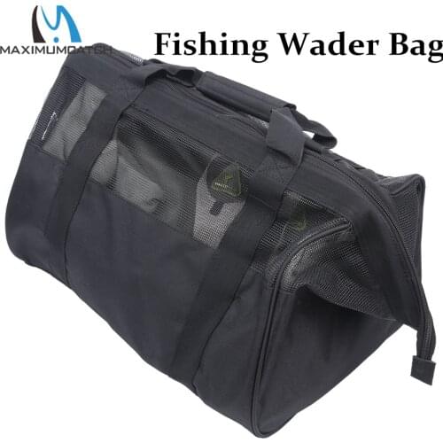 Maximumcatch Mesh Fishing Wader Bag PVC mesh venting 17.7 (L) x 11.8 (H) x 11.8 (D)inch