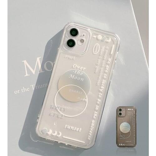 Fashion Tides Phone Case For iPhone 12 11 Pro X XR XS MAX 7 8 6 Plus Simple label letter Silicone Cover Coque