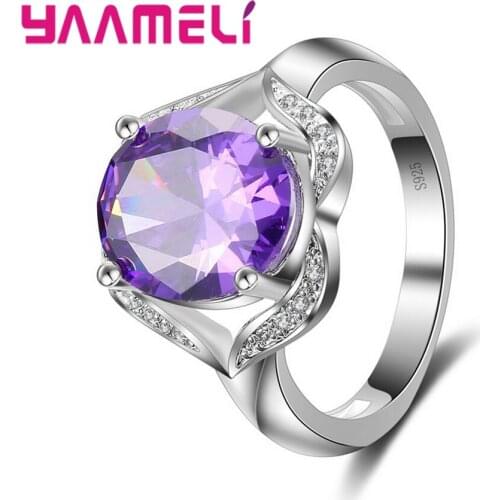 Top Quality Cool Style Geometric Women/Mens Cubic Zircon Jewelry Wedding Party Anniversary Best Finger Accessories