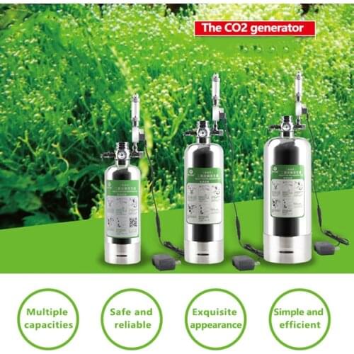 DIY CO2 Generator System Kit With The reaction Pressure Air Flow Adjustment Water Plant Fish tank Valve Diffuser