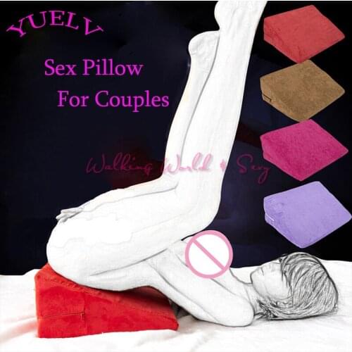 YUELV Adult Game Sex Chair Triangle Sponge Wedge Relaxing Pillows Cube Sofa Bed Sex Furniture For Couples Erotic Toys Cushion