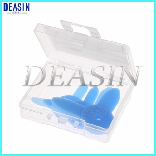 Dental Tooth Gap Measuring Ruler 4pcs Porcelain Tooth Preparation Ruler Dental Bite Gauge Dental Materials Orthodontic Treatment