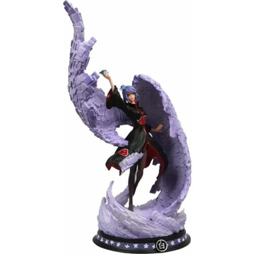 1/6 Anime Naruto GK Akatsuki Konan PVC Figure Statue Toy 39cm