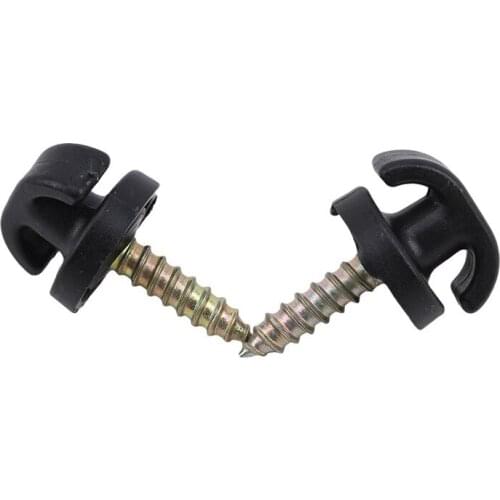 4 Pcs Car RV Rear Trunk Original Screw Hook Envelope Cargo Net Tie Down Hook Ring Loop Hanging Hook Up Trunk Hook Screw