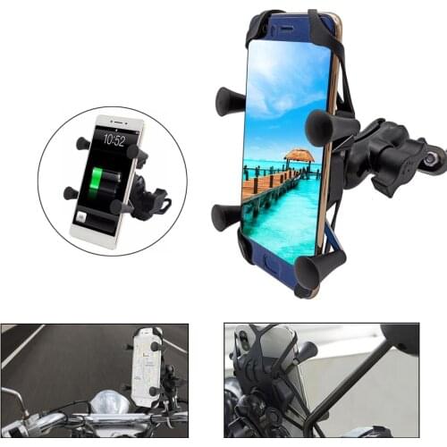 Mobile Holder Universal Motorcycle Phone Holder Handlebar Stand Bracket For Suzuki GSF 1200 1250 650 BANDIT GSX 1400 650F SV650