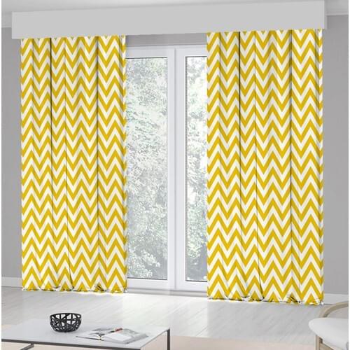 Kozzy Home RFE414 Satin Printed Single Wing Backdrop Curtain 135x270 cm