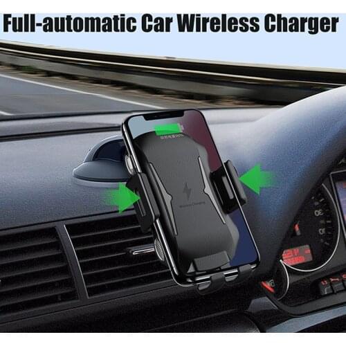 Air Vent Mount Wireless Charger For Samsung Galaxy Note 10 Plus 9 S20 Ultra S20+ S10 S9 Chargers Qi Car Charging Dock Charge Pad