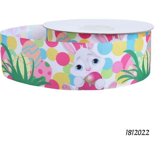 FLRA Ribbon (50 yards/lot) New arrival 1-1/2" Easter Day celebrate cartoon character grosgrain ribbons