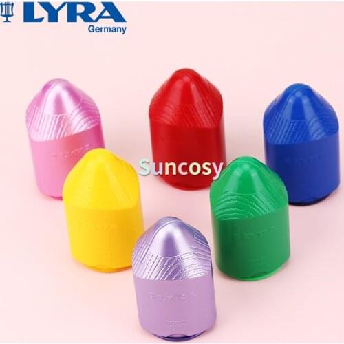 LYRA Students Use, Reduced Pressure, Double Hole Fluorescent Color Pencil Sharpener, Double Hole Bullet Sharpener