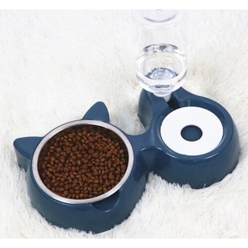 Pet Bowls Dog Food Water Feeder Pet Drinking Dish Feeder Cat Puppy Feeding Supplies Small Dog Accessories Slow Food Dual Use