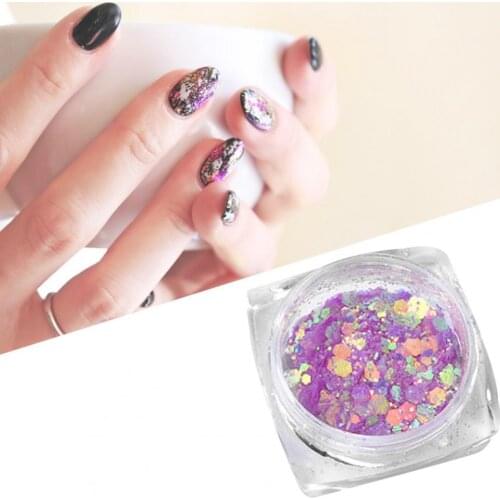 Fashion Nail Glitter Powder Fadeless Metal Lightweight Nails Art Decoration Nail Supplies For Profess