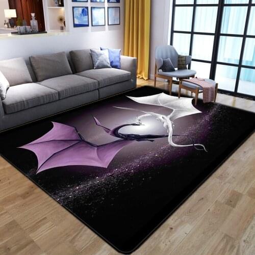 Bohemian Skull Pattern Psychedelic Printing Floor Mat Door Mat Carpet Anti-slip Mat Living Room Bedroom Home Decoration