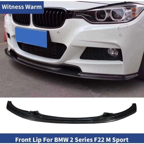 Front Lip Spoiler Splitters Chin for BMW 2 Series F22 MT sport bumper Coupe 218i M225i 2014 - UP front shovel Carbon Fiber FRP