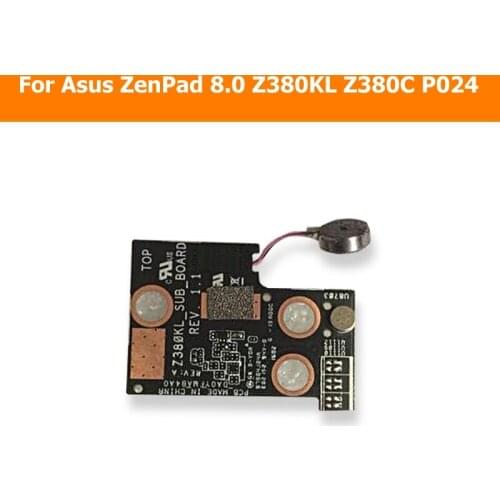 Microphone & Vibrator Jack port board For Asus ZenPad 8.0 Z380KL Z380C P024 tablet Replacement Repair Z380KL_SUB_BOARD
