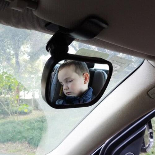 Adjustable Baby Car Mirror Abs Acrylic Car Back Seat Safety View Rear Ward Car Interior Baby Kids Monitor
