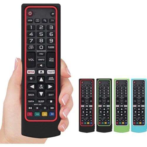 Silicone Case Protective Case Compatible with Smart TV Remote Controller AKB75095307 RM-L1162 Anti Slip Shockproof Silicone Case