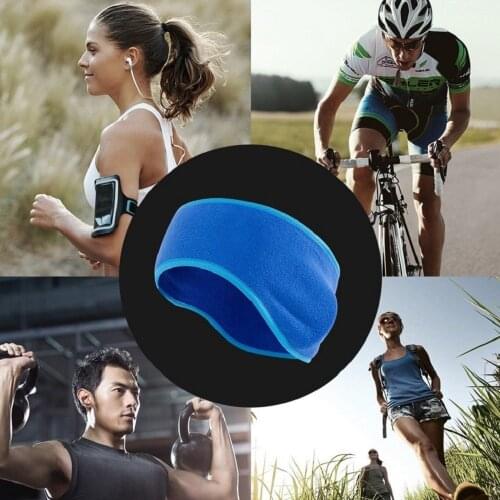 Sports Casual Winter Fleece Earband Stretchy Headband Earmuffs Ultrasoft Ear Warmers Mens Womens Running Fashion