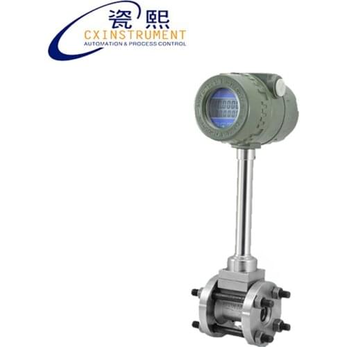 Inline Gas Flow Meter wITH 25~205 m3/h Test Range Stainless Steel Material and Local LCD Display Gas Flowmeter