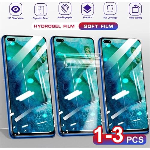 3Pcs Screen Protector For P30 P20 Pro P Smart Z Plus 2019 Hydrogel Film For Huawei Mate 20 30 40 Lite Nova 5T 6 5 5i Soft Film