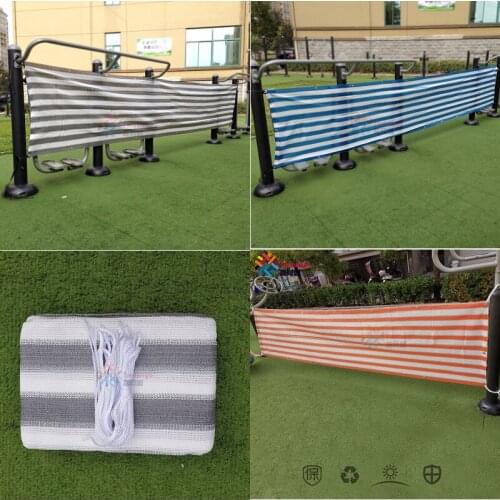 0.7x3M 0.7X6M Home Courtyard Balcony Fence Safety Net Anti-UV Railing Sunshade Net Stripes Child Protect Sunblock Shading Cloth