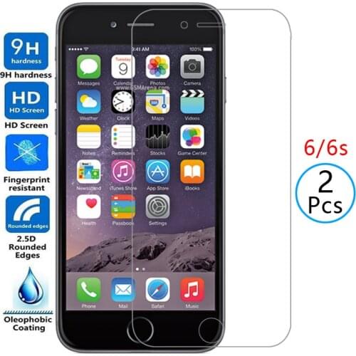 Protective tempered glass for iphone 6s 6 s screen protector on i phone s6 iphone6 iphone6s safety film aphone aiphone iphon 9h