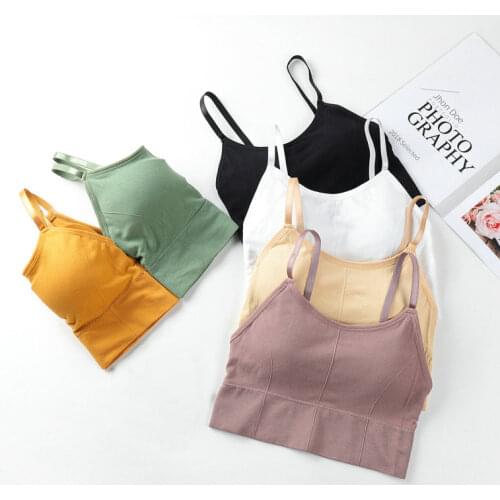 Women Breathable Sports Bra Adjusted-straps Anti-Sweat Shockproof Padded Sleep Bra Athletic Gym Running Fitness Workout Top