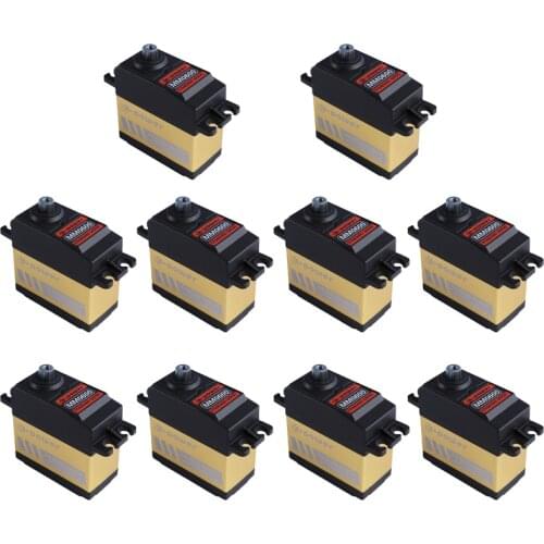 10pcs K-power MM0600 58G 6KG Metal Gear Standard Micro/Mini RC Servo For RC Robot/ Airplane/Car/Boat/Retract Landing Gear