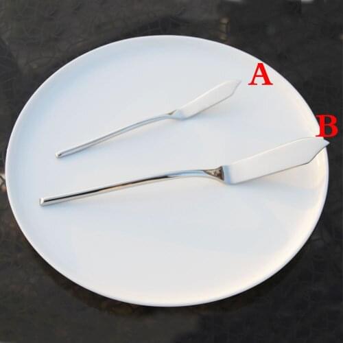 2pcs Cake Knife set Butter Knife Cheese Spreader Butter Jam Cutter Slicer Fish knives Breakfast Baking Cake knife tablewear set