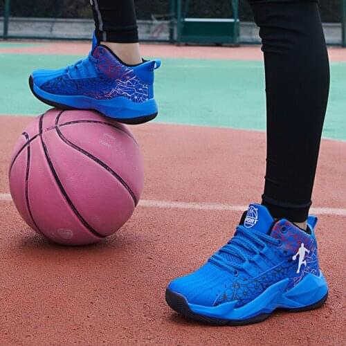 2021 Summer New Childrens Basketball Shoes Boys Sport Non-slip Kids Sneakers Shoes Outdoor Sneakers Boys Trainers for Pupils
