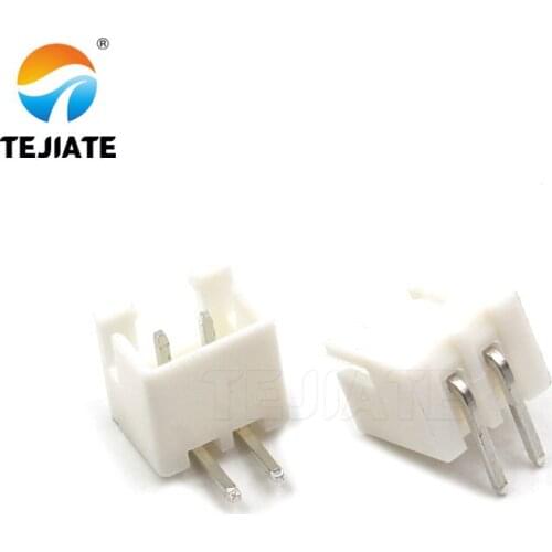 50PCS Bent Pin Holder Connection Terminal XH2.54 2/3/4/5/6/7/8/9/10/12P 2.54mm Spacing 90° Connector Electronic Adapter White