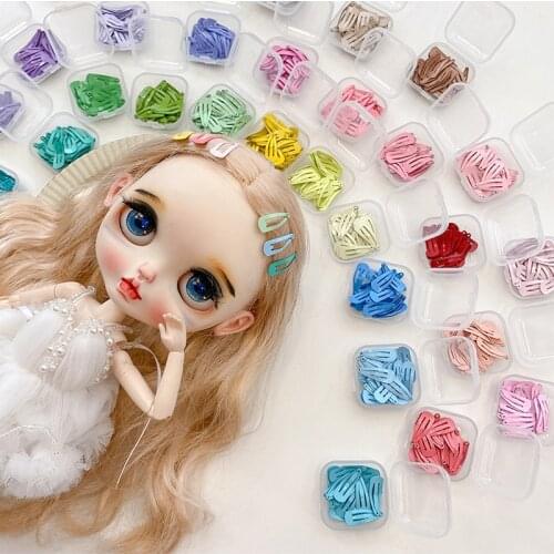 20PCS/LOT Blyth Doll Accessories 1/6 1/12 OB11 Doll Clips Mini 2CM 2.5CM