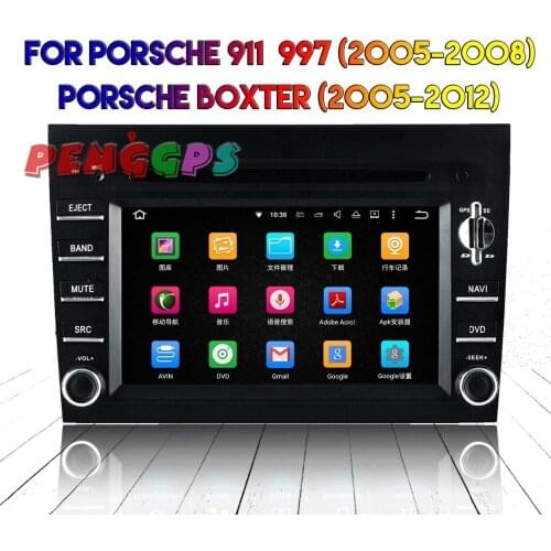 Android 8.0 7.1 Car Radio Stereo Headunit GPS for Porsche Boxter 2005-2012 911 997 2005 2006-2008 Car DVD Player Audio Satnav FM